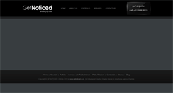 Desktop Screenshot of getnoticed.co.in