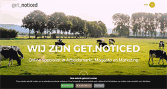 Desktop Screenshot of getnoticed.nl